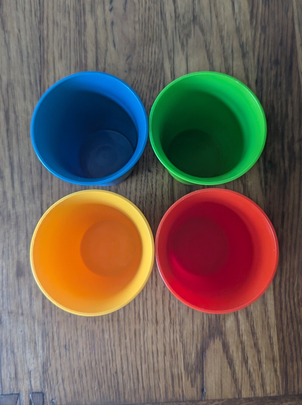 ๐ Vintage Tupperware #109 Kids Colorful Bell Tumblers 7oz Set of 4 Cups - Picture 8 of 15